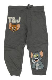 Tmavosivé tepláky s Tomem a Jerrym Sinsay