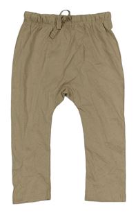 Béžové ľahké baggy tepláky zn. H&M