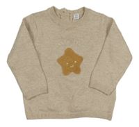 Béžový svetr s hvězdou M&S