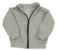 Svetlosivá melírovaná prepínaci mikina Decathlon