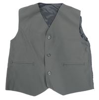 Šedá slavnostní vesta 
