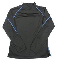 Černo-modré sportovní triko 