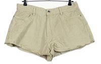Dámské béžové riflové sukňové kraťasy Primark 