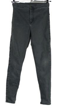 Dámske sivé skinny rifle Topshop