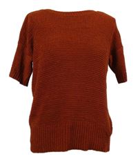 Dámské cihlové pletené tričko Wallis 