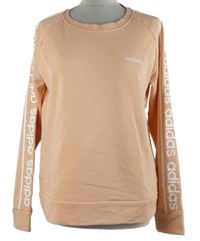 Dámska oranžová športová mikina s logy Adidas