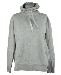 Dámska sivá mikina s komínovým golierom H&M