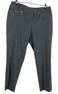 Dámské šedé společenské kalhoty Wallis 