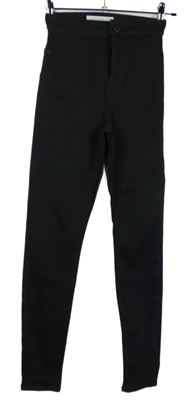 Dámske čierne skinny rifle Topshop vel. 26
