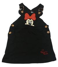 Černé laclové teplákové šaty s Minnie Disney