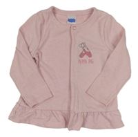 Svetloružový cardigan s botičkami George