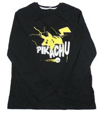 Čierne tričko s Pikachu Primark