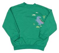 Zelená mikina s dinosaurom George