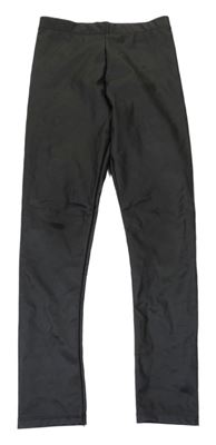 Černé potažené legíny H&M