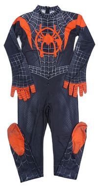 Kockovaným - Čierno-červený overal s pavoukem - Spiderman