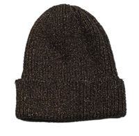 Černo-bronzová třpytivá čepice H&M