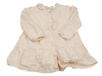 Svetloružové madeirové šaty Primark