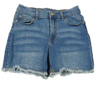 Modré rifľové kraťasy Denim Co.