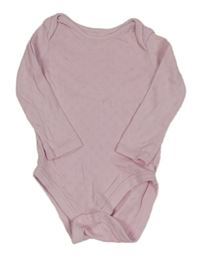 Svetloružové body s perforovaným vzorom Dunnes