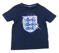 Tmavomodré tričko s logom England