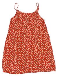 Červené šaty s kvietkami Primark