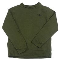 Khaki mikina s muchou River Island