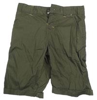 Khaki plátenné kraťasy Rebel