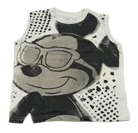 Biele tielko s Mickeym Disney