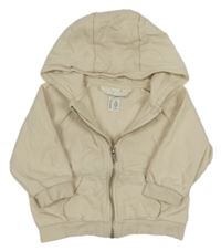 Béžová prepínaci mikina s kapucňou H&M