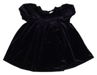 Lilkové zamatové šaty Next