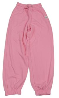 Neonově růžové tepláky s nášivkou George 