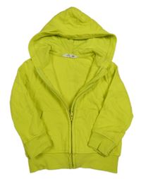 Limetková prepínaci mikina s kapucňou H&M
