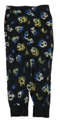 Černé domácí tepláky s míči F&F