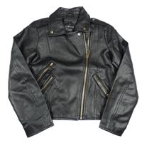 Čierny koženkový krivák Firetrap