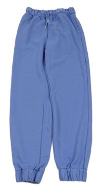 Modré rebrované cuff nohavice Primark