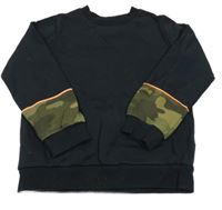 Černo-army mikina M&S