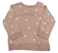 Staroružová mikina s bodkami H&M