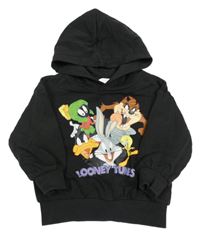 Černá mikina Looney Tunes s kapucňou H&M