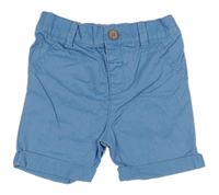 Modré chino plátěné kraťasy F&F
