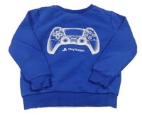 Zafírová mikina s ovladačem - PlayStation George