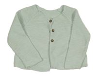 Světlemátový melírovaný prepínaci sveter NUTMEG