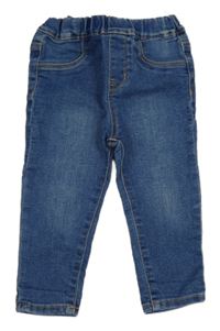 Modré riflové džegíny H&M