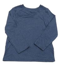 Tmavomodré melírované triko F&F