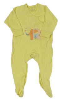 Žltý overal so sloníkem naturaline