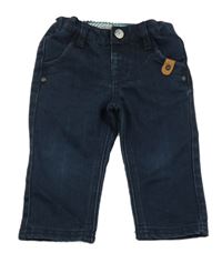 Tmavomodré chino rifle grain de blé