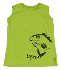 Zelené tílko s leguánem JAKO-O