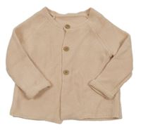 Pudrový propínací svetr George