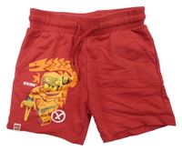 Karmínové teplákové kraťasy s lego NINJAGO LEGO