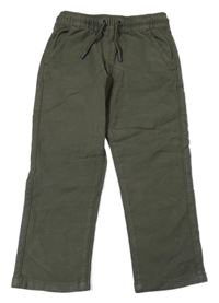 Khaki chino nohavice Tu