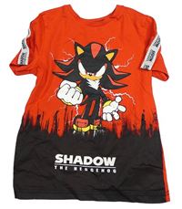 Červeno-černé tričko se Shadow - Sonic